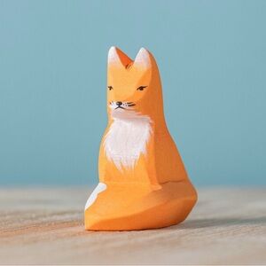 Bumbu Toys, Wooden Fox Sitting